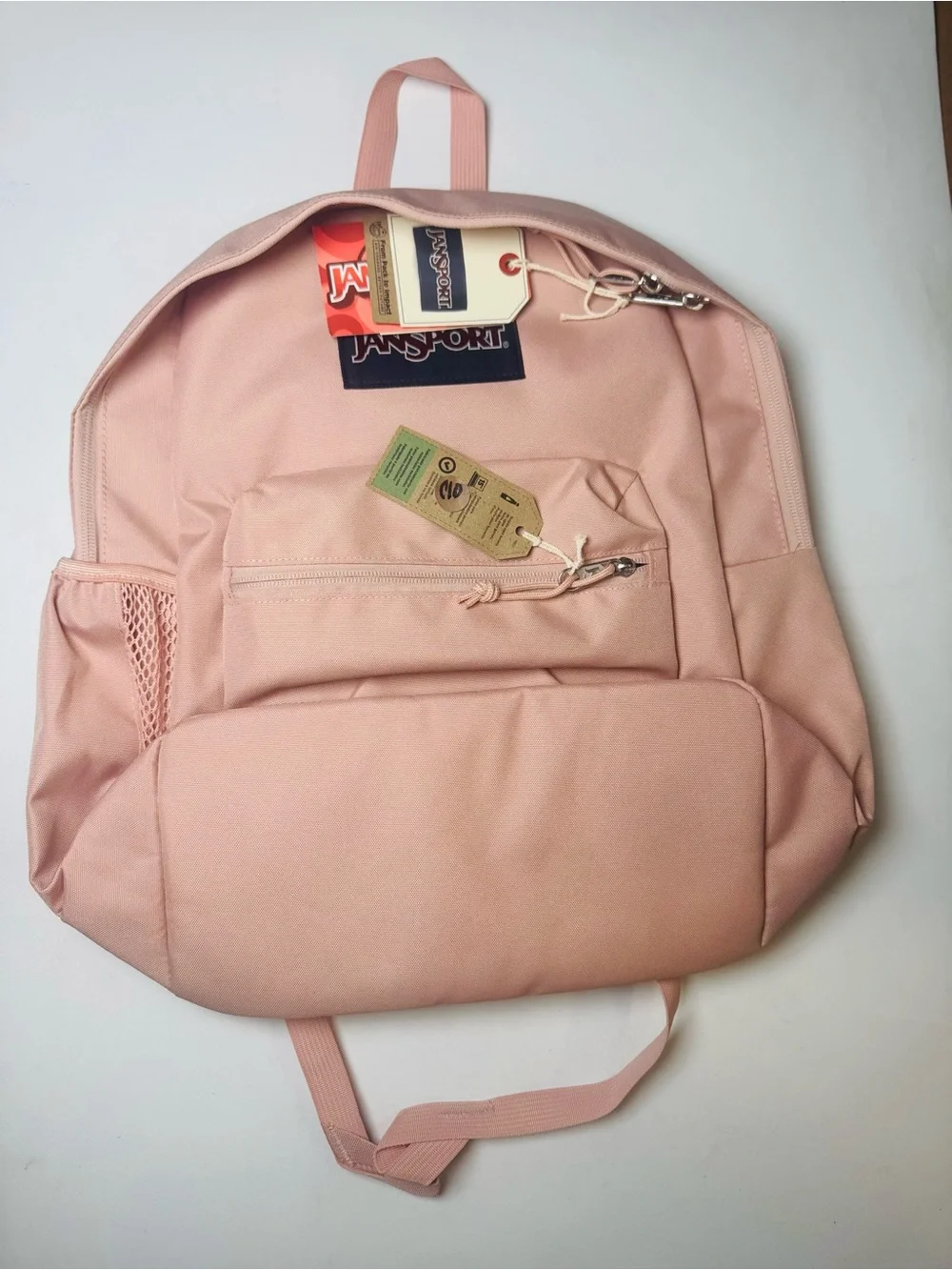 JanSport Main Campus Backpack – Misty Rose Pink